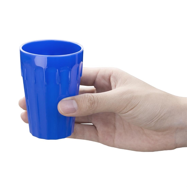 Olympia Kristallon Polycarbonate Tumblers Blue 142ml (12 Pack)
