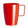 Olympia Kristallon Polycarbonate Handled Cups Red 284ml (12 Pack)