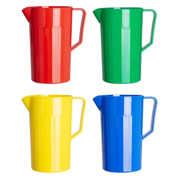 Olympia Kristallon Polycarbonate Jug Red 1.4Ltr