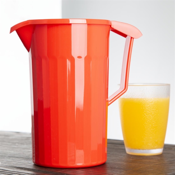 Olympia Kristallon Polycarbonate Jug Red 1.4Ltr