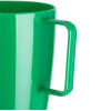 Olympia Kristallon Polycarbonate Handled Cups Yellow Green 284ml (12 Pack)