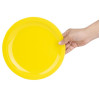 Olympia Kristallon Polypropylene Plates Yellow 230mm (12 Pack)