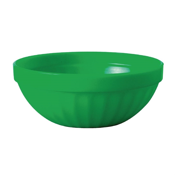 Olympia Kristallon Polycarbonate Bowls Green 102mm (12 Pack)