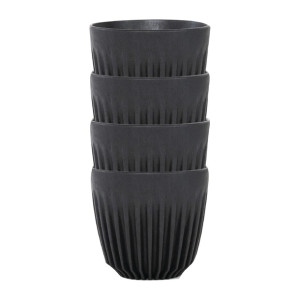 HuskeeCup Cup 3oz Charcoal (4 Pack)