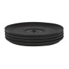 HuskeeCup Universal Saucer Charcoal (4 Pack)
