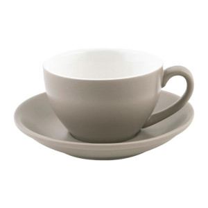 Bevande Large Cappuccino Cup Stone - 280ml (6 Pack)