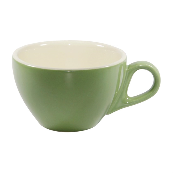 Brew Latte Cups Sage/White 280ml (6 Pack)