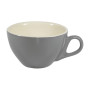 Brew Cappuccino Cups French Grey/White 220ml (6 Pack)