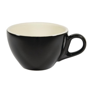 Brew Latte Cups Onyx/White 280ml (6 Pack)