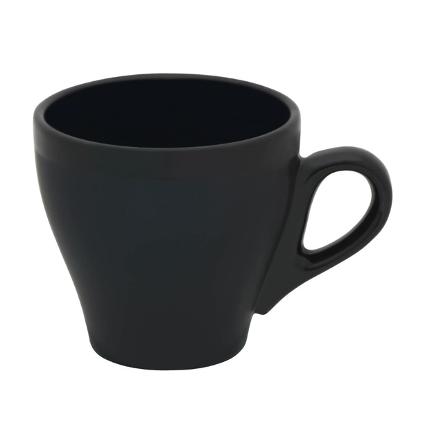 Brew Long Black Coffee Cups Smoke Matt/Gloss 180ml (6 Pack)