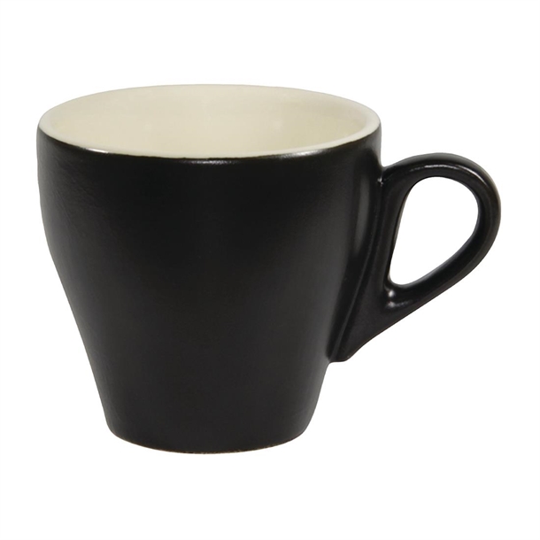 Brew Long Black Coffee Cups Smoke/White Matt 180ml (6 Pack)