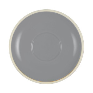 Brew Espresso Saucers French Grey/White 110mm (6 Pack)