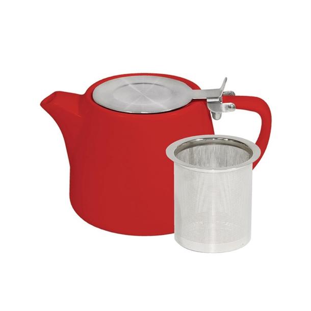 Brew Stackable Infusion Teapots Chilli Red 500ml (2 Pack)