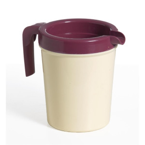 KH Healthcare Jug 1Ltr Insulated PP Yellow (12 Pack)