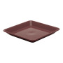 KH Bread/Butter Plate 140x140mm Burgundy Pp (12 Pack)