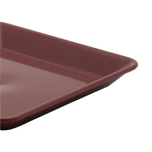 KH Bread/Butter Plate 140x140mm Burgundy Pp (12 Pack)