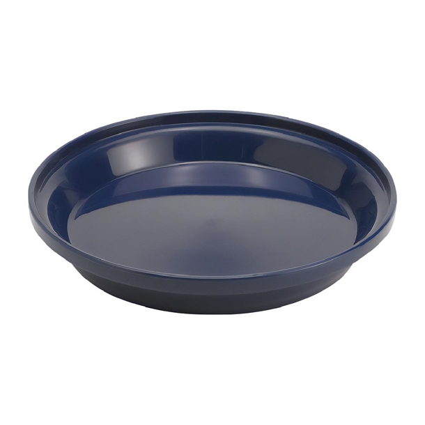 Cambro Shoreline Insulated base for 228-300mm plate Navy Blue (12 Pack)