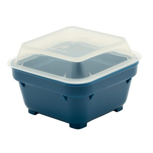 KH Square Bowl 100mm Blue Pp (12 Pack)