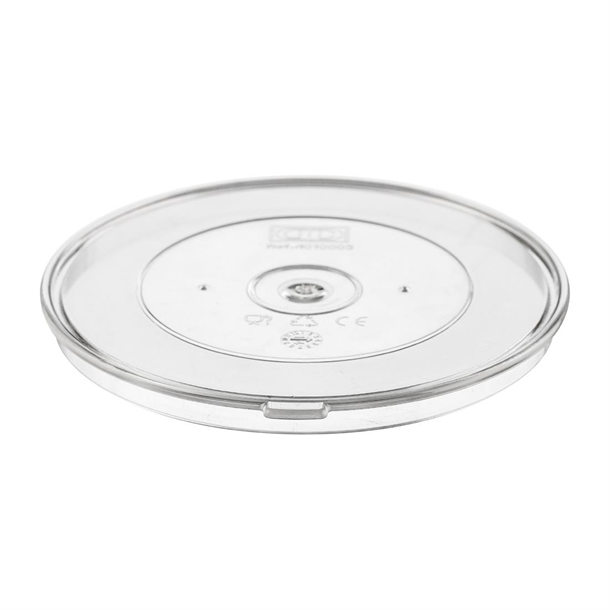 Poliware Reuseable Rigid Cover For Bowl With Handles Clear (48 Pack)