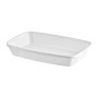 Poliware Reuseable 170mm Rectangular Bowl White (50 Pack)