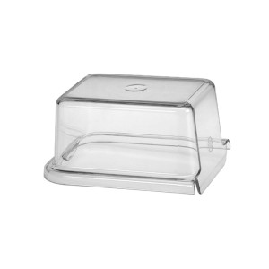 Schonwald Donna Senior Rectangular Plate P/C Lid Clear 125x100x63mm (Pack 12)