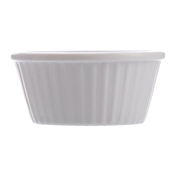 Coucou Ramekin Fluted White - 30ml