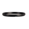 Coucou Dual Colour Round Edge Plate 270mm - Black & Black (12 Pack)
