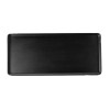 Coucou Dual Colour Rect. Plate 290x130mm - Black (12 Pack)