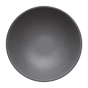 Coucou Dual Colour Round Bowl 210mm - Grey & Black (9 Pack)