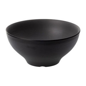 Coucou Dual Colour Round Bowl 210mm - Grey & Black (12 Pack)