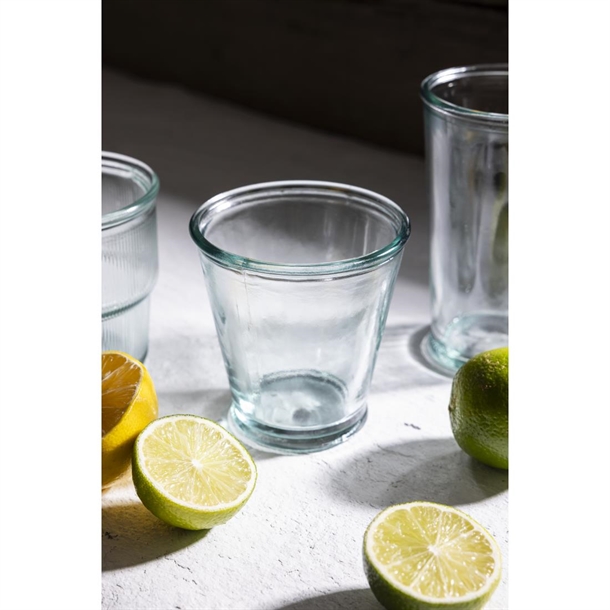 Olympia Recycled Glass Conical Tumblers 220ml (6 Pack)