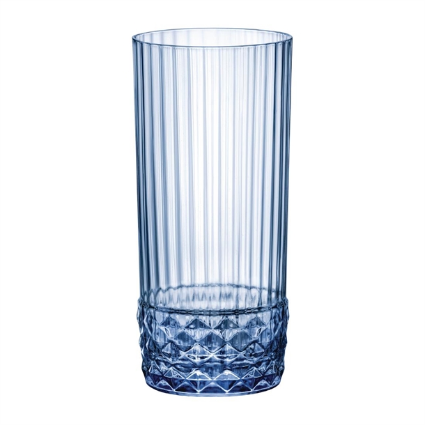 Bormioli Rocco America 20s Cooler Glasses 490ml Sapphire Blue (12 Pack)