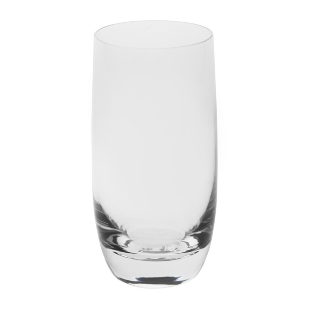 Olympia Verona Long Drink Crystal Tumblers 415ml (6 pack)