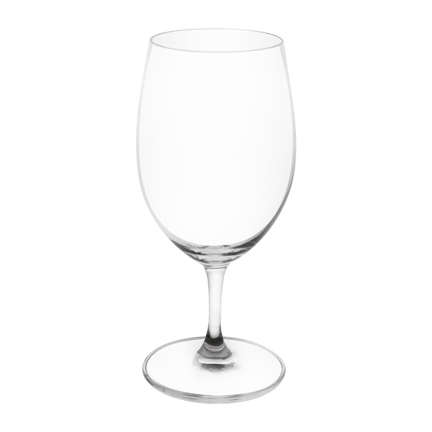 Olympia Novello Crystal Stemmed Water Glasses 365ml (6 pack)