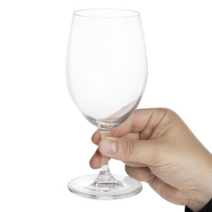 Olympia Novello Crystal Stemmed Water Glasses 365ml (6 pack)