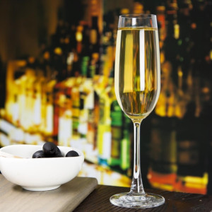 Olympia Serena Glass Flutes - 210ml (Pack 6)