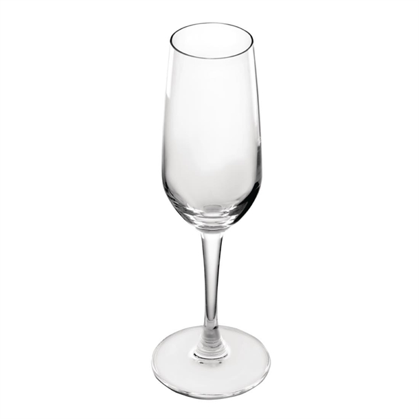Olympia Mendoza Glass Flute - 185ml (6 Pack)
