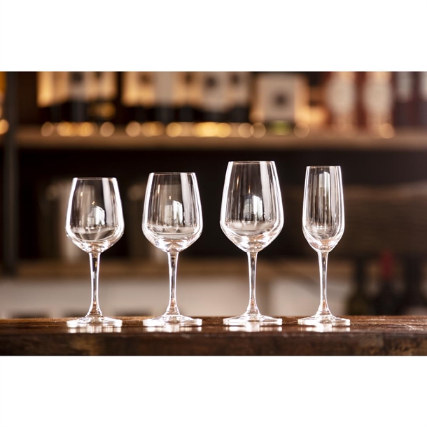 Olympia Mendoza Glass Flute - 185ml (6 Pack)