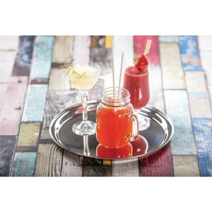 Olympia Glass Handled Mason Jars - 470ml (Pack 12)