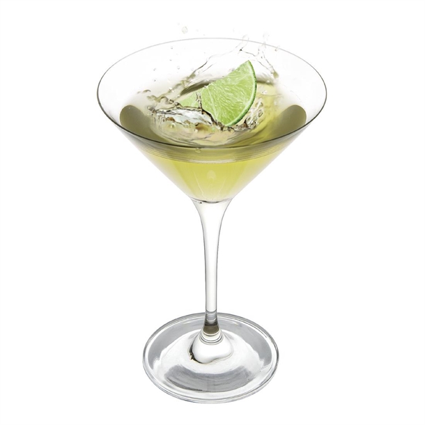 Olympia Campana One Piece Crystal Martini Glasses 260ml (6 Pack)