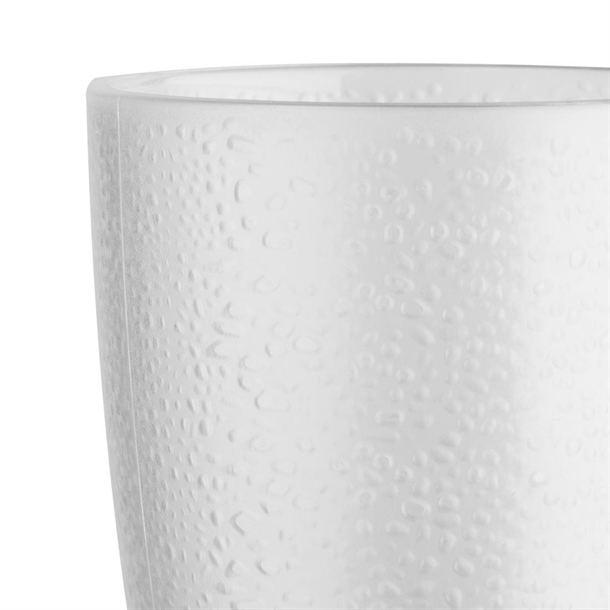 Olympia Kristallon Polycarbonate Tumbler Pebbled Clear 275ml Pack of 6
