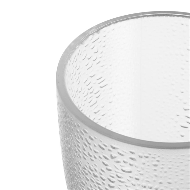 Olympia Kristallon Polycarbonate Tumbler Pebbled Clear 275ml Pack of 6
