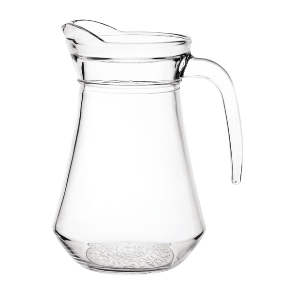 Olympia Glass Jugs 1Ltr (6 Pack)