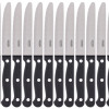 Olympia Rounded Steak Knife Black (12 Pack)