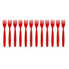 Olympia Kristallon Polypropylene Forks Red (12 Pack)