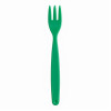 Olympia Kristallon Polypropylene Forks Green (12 Pack)