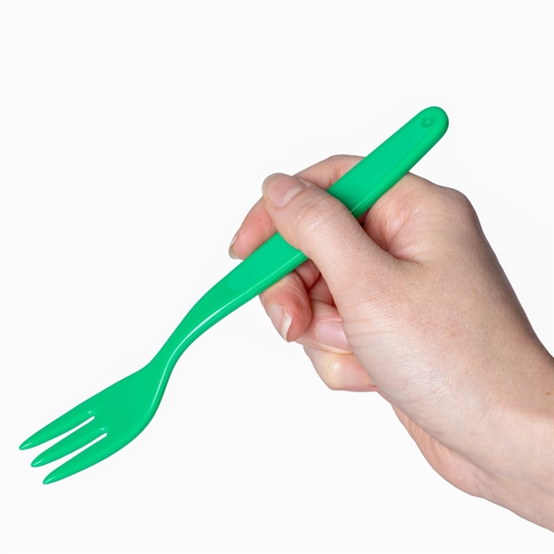Olympia Kristallon Polypropylene Forks Green (12 Pack)