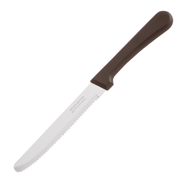 Tramontina Round Tip Serrated Steak Knife 127mm (12 Pack)