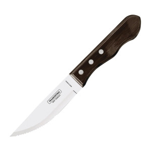 Tramontina Polywood Brown Jumbo Steak Knife - 127mm (12 Pack)