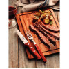 Tramontina Churrasco Steak Knife Gaucho Polywood Red 120mm (Pack 12)